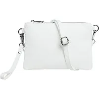 Caspar Clutch Kleine Leder Clutch Damen Abendtasche - CLASSIC LINE - Modell No.852, leicht, elegant & unempfindlich - 100% Echtleder - Handmade in Italy