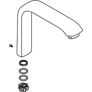 hansgrohe HG Auslauf Waschtischmischer 230 chrom 95974000