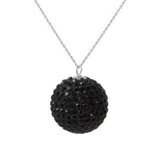 DIADEMA - Halskette - Weißes Kristall / Naturperle - Love Jewelry Collection