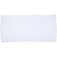 WENKO Badaccessoire-Set WENKO Wanneneinlage Paradise, Kunststoff (TPR), 36x71cm, Weiß