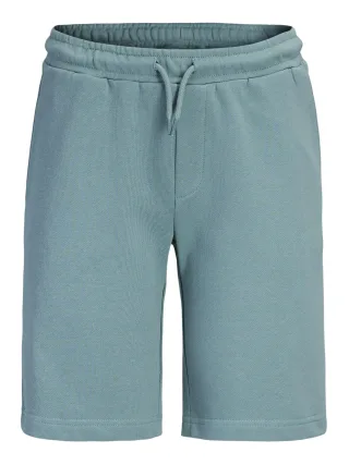 JACK&JONES - JPSTGORDON COLLEGE SWEAT SHORTS MID JNR Mineral Blue - Gr. - 140