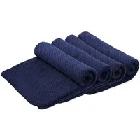 OTTO home Handtücher Parris, diverse Größen, ideal als Sporthandtuch, Reisehandtuch, Microfaser (4-St), sehr leicht, kompakt, schnelltrocknend, Mikrofaser, mit Waffelmuster
