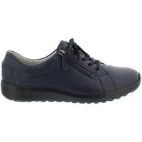 Waldläufer Waldläufer K-Ira Sneaker, Hirsch-Leder, notte (dunkelblau), Weite K 63 Schnürschuh
