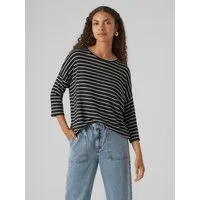 Vero Moda Rundhalspullover VMBRIANNA 3/4 PULLOVER BOO REP