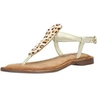 Lazamani Lazamani Sandalen Leder/Textil Zehentrenner