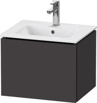 Duravit L-Cube Waschtischunterbau wandhängend Graphit Supermatt 520x421x400 mm - LC611808080 LC611808080