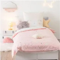 Atmosphera Créateur d'intérieur Kinderbettwäsche Kinderbettwäsche-Set 140 x 200 cm, Baumwolle, angenehmes Material