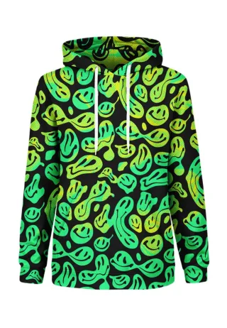 Schmelzende Smileys Kapuzenpullover
