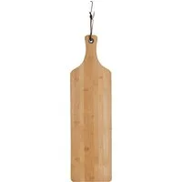 Zeller Present Schneidebrett Bamboo, Bambus, Metall, (1-St), Länge ca. 57 cm