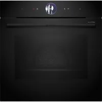 BOSCH Dampfbackofen accentLine Serie 8 Serie 8, HSG936AB1, Einbau-Dampfbackofen, Schwarz, 60 x 60 cm, EEK: A+
