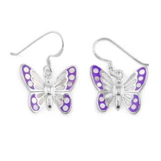 Schmetterling Ohrringe aus 925 Silber