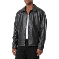 RedBridge Lederimitatjacke aus Kunstleder - Leicht oversized bequeme Passform, zeitloses Design