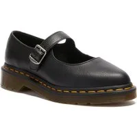 DR. MARTENS Elphie Ballerina Spangenschuh, Mary Jane mit typischer gelber Rahmennaht