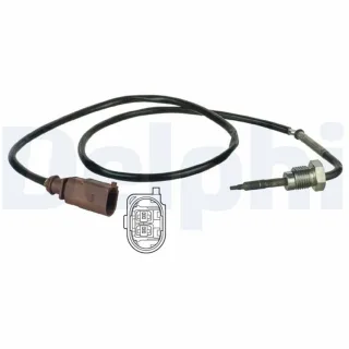 Delphi Abgastemperatursensor vor Partikelfilter Audi Seat Skoda VW TS30037