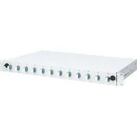 LWL Spleißbox, bestückt, LC, OS2 grau