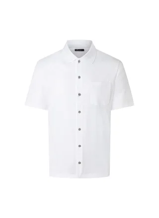 MAERZ Muenchen - Poloshirt, Knopf 1/2 Arm pure white