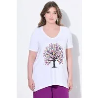 MIAMODA T-Shirt T-Shirt A-Linie Baum-Motiv
