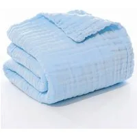 Wohndecke Musselin Decke, JASLIFE, Sommerdecke,100% Baumwolle