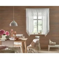 HOSSNER - ART OF HOME DECO Querbehang Staffelsee (1 St), Stangendurchzug, halbtransparent