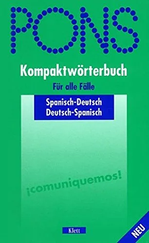 PONS Kompaktwörterbuch Spanisch m. CD-ROM Ausgabe 2007/08