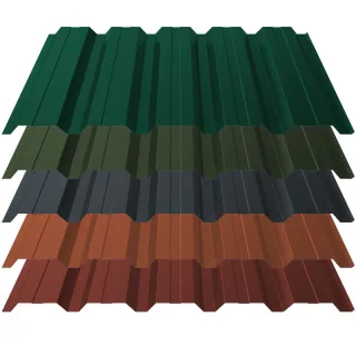 Trapezblech T35+ | Wand | 0,63 mm | Stahl | 25 µm Polyester