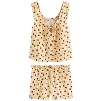 Next Pyjama Schlafanzug mit Trägertop und Shorts aus Baumwolle (2 tlg)