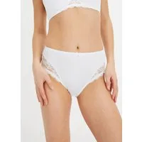 bonprix Maxislip (Packung, 2-St) mit feiner Spitze, aus Polyamid und Elasthan, bequeme Passform