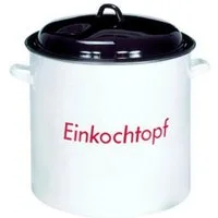 Krüger Einkochtopf Einkocher em. M. Metalld. 35 cm ER35, (1-tlg)