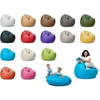 sunnypillow Sitzsack mit Styropor Füllung Outdoor & Indoor für Kinder und Erwachsene