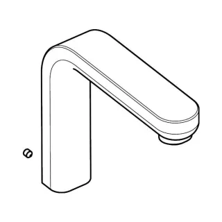 hansgrohe Metropol S Auslauf komplett 3-Loch 97504880 Waschtischarmatur edelmatt