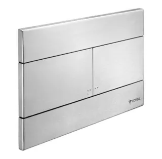 Schell WC-Betätigungsplatte MONTUS PLACE Zweimengenspülung, edelstahl, 030702899 030702899