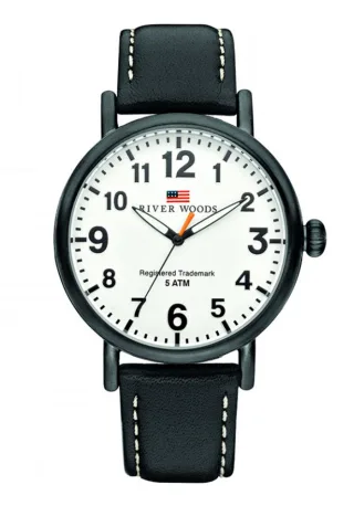 River Woods Sacramento Schwarz Herren Armbanduhr RW420008