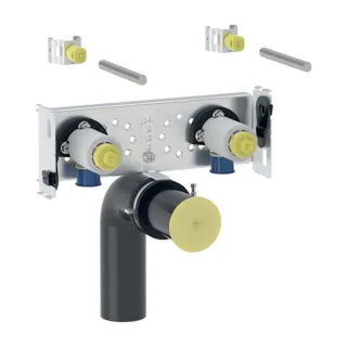 Geberit GIS Waschtisch Element 461430001 für Einlocharmatur, für GIS Tragesystem