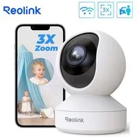 Reolink Überwachungskamera 5MP PTZ WLAN (Innenbereich, 3X Optischem Zoom,2,4/5,0 GHz WiFi,12m IR-Nachtsicht,2-Wege-Audio)