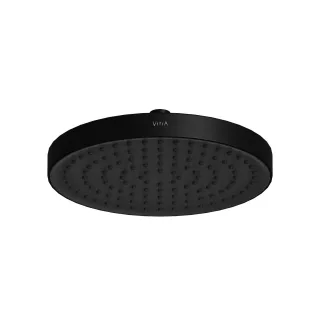 VitrA Core Round Kopfbrause Form rund Durchmesser 25 cm Schwarz Hochglanz,A4591239EXP A4591239EXP