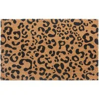 HANSE Home Fußmatte Mix Mats Kokos Leopard Look, Türmatte, rechteckig, Höhe: 15 mm, Kokos, Schmutzfangmatte, Outdoor, Rutschfest, Innen, Kokosmatte, Flur