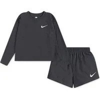 Nike Sportswear Langarmshirt & Hose für Kinder, praktisches Set aus Langarmshirt und Hose