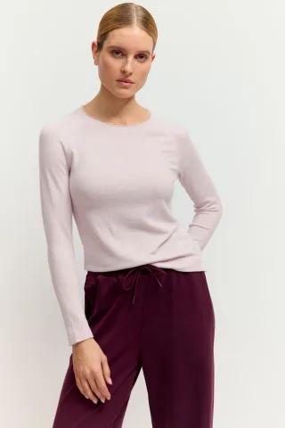 THE FASHION PEOPLE - NOS soft melange Longsleeve - Gr. - M