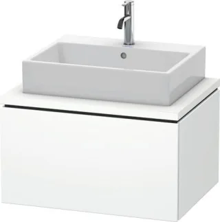 Duravit L-Cube Konsolenwaschtischunterbau wandhängend Weiß Supermatt 720x547x400 mm - LC581108484 LC581108484