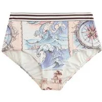 Next Highwaist-Bikini-Hose Hochbund-Bikinihose mit hohem Beinausschnitt (1-St)