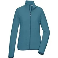 Killtec Strickjacke KOS 79 WMN FLX JCKT Powerstretchjacke mit Flechtmuster, 2-Wege-Stretch, Kinnschutz