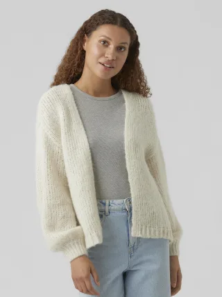 VERO MODA - VMMAYBE LS OPEN CARDIGAN NOOS Birch - Gr. - XS