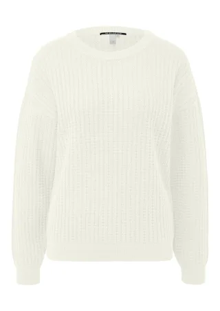 qs - Strickpullover creme - Gr. - L