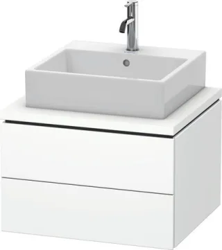 Duravit L-Cube Konsolenwaschtischunterbau wandhängend Weiß Matt 620x547x400 mm - LC581501818 LC581501818