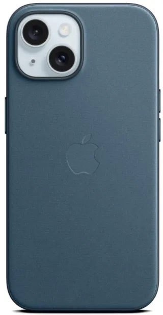 Apple Feingewebe Case mit MagSafe [für iPhone 15] pazifikblau