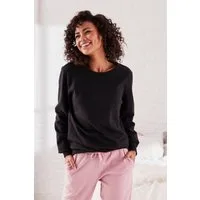 Vivance Longsweatshirt mit Loungewear Stickerei, Loungeshirt