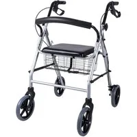Ridder Rollator Basic schwarz-silber
