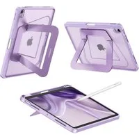 Fintie Tablet-Hülle für iPad Air 11'' M4/M3/M2(2026/2025/2024), iPad Air 5/4 Gen 2022/2020 10,9 Zoll, [Integrierter Stifthalter] mattierte Hartschale mit Mehrwinkel-Ständer