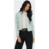 ONLY Jeansjacke ONLTIA L/S COLORED JACKET PNT RP mit durchgehender Knopfleiste