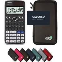 CASIO Taschenrechner fx-991DE X ClassWiz inkl. WYNGS Schutztasche Schwarz